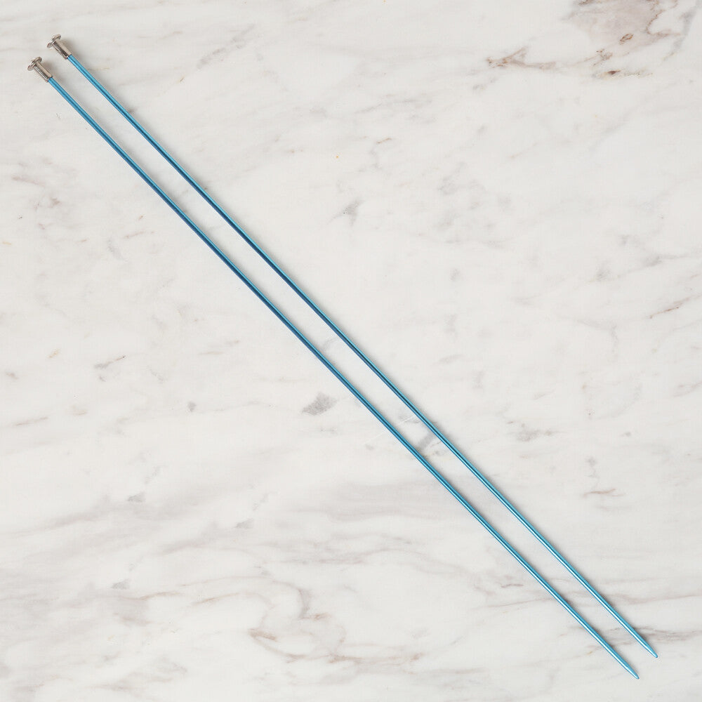 Loren Crafts 2,5 mm 35 cm Mavi Metal Örgü Şişi - LRN320